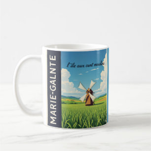 Mug Marie-Galante Île aux Cent Moulins Rétro