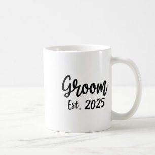 Mug Marié prévu 2025 Hommes Fiançailles Mariage Party 