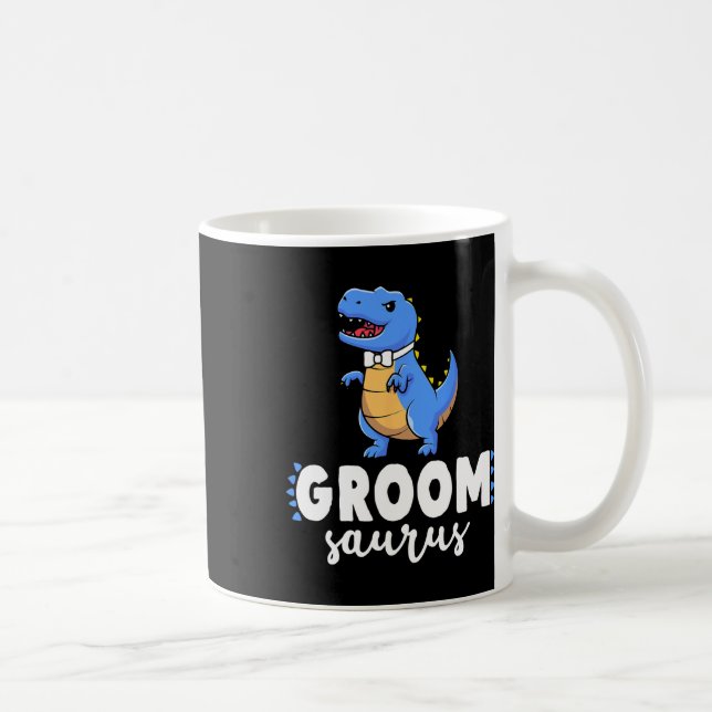 Mug Marié Saurus Dinosaure Fiançailles Mariage Couples (Droite)