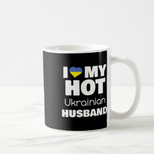 Mug Mariée à un homme chaud d'Ukraine J'aime mon Ukrai