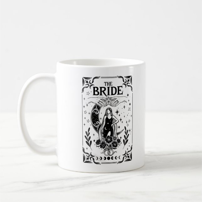 Mug Mariée de Bachelorette Sorcière Coven Mariage Goth (Gauche)