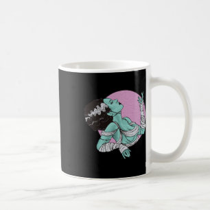 Mug Mariée De Frankenstein Halloween Rose Rétro