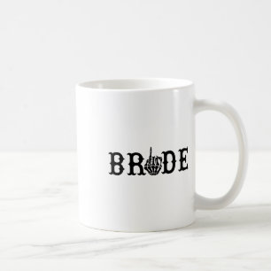 Mug Mariée de mariage d'Halloween Marié Squelette Jusq