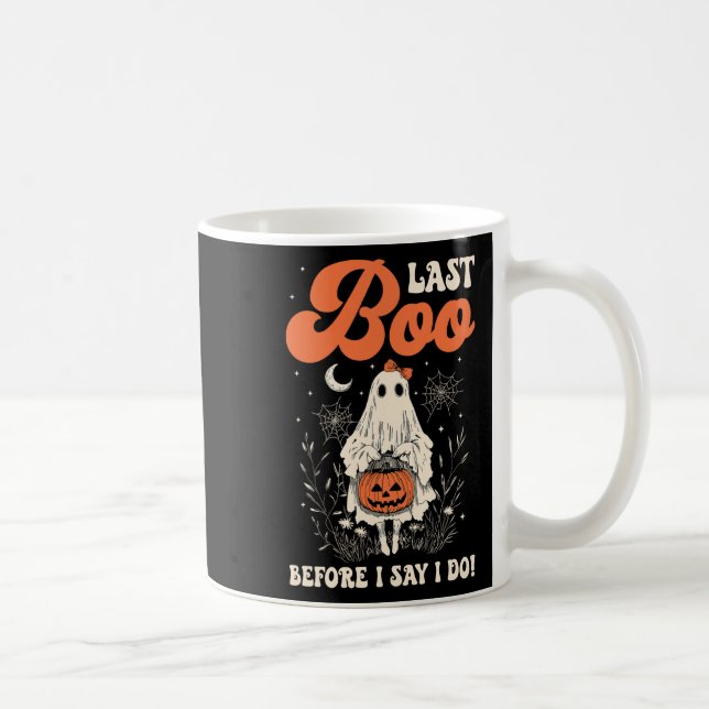 Mug Mariée Dernier Boo Dentelle Fantôme Enterrement de (Droite)