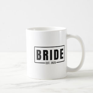 Mug Mariée Est. 2025 Futur Fiançailles de femme Bachel