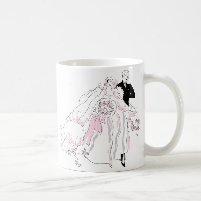 Mug Mariée et fille des années 1920 (Droite)