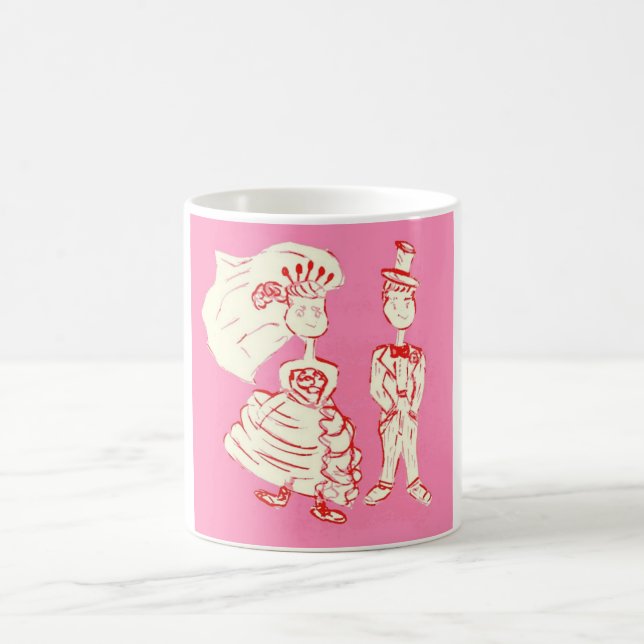 Mug Mariée et marié (Centre)
