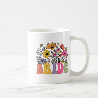 Mug Mariée Fleurie Demoiselle d'Honneur Fleurs Sauvage