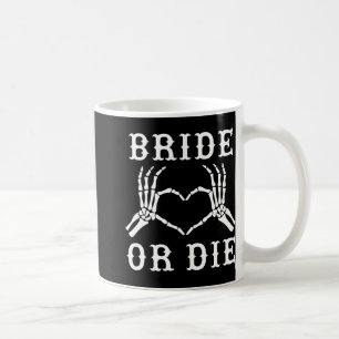 Mug Mariée Ou Mourir Skeleton Gothique Halloween Bache
