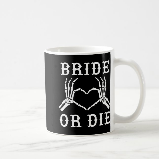 Mug Mariée Ou Mourir Skeleton Gothique Halloween Bache (Droite)