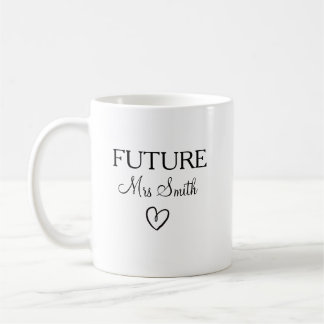 Mug Mariée personnalisée Pour être tasse, Bientôt être