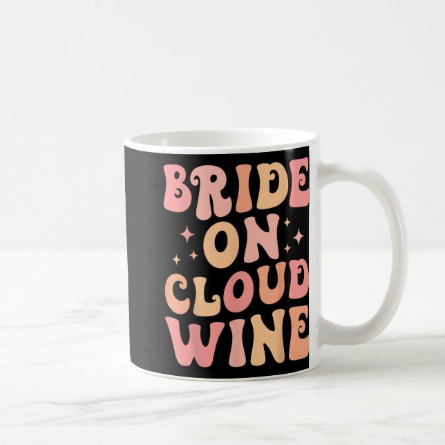 Mug Mariée sur nuage de vin équipage Bach enterrement  (Droite)