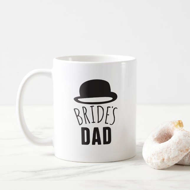 Mug Mariées personnalisables Papa Père de la mariée Me (Avec donut)