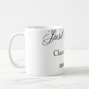 Mug Mariés add nom du couple date année simulation de 