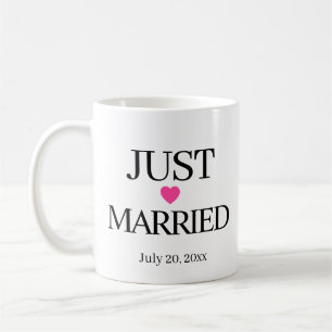 Mug Mariés avec date personnalisée