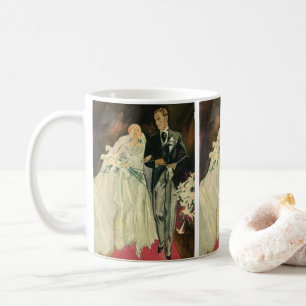 Mug Mariés Décoration Art Déco Vintage Mariage de la M