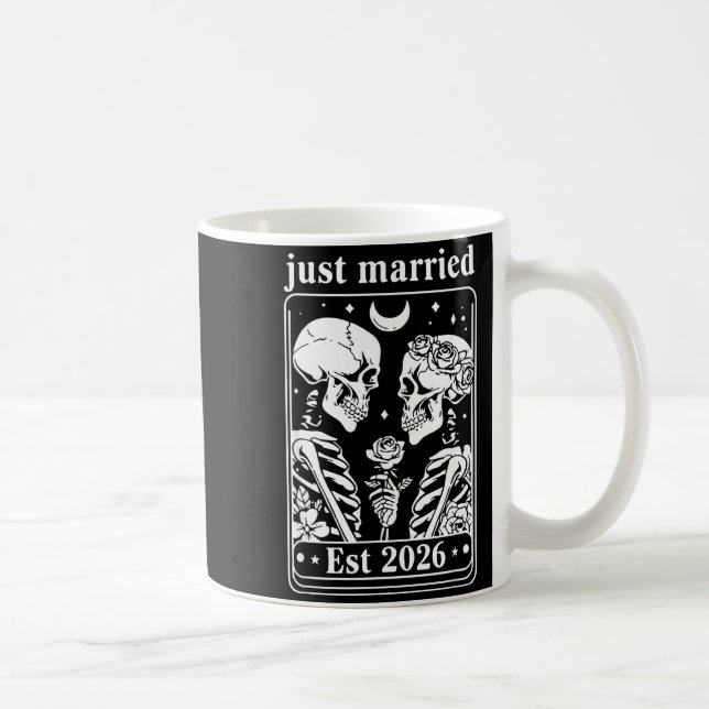Mug Mariés squelettiques mariage de la mariée et du ma (Droite)
