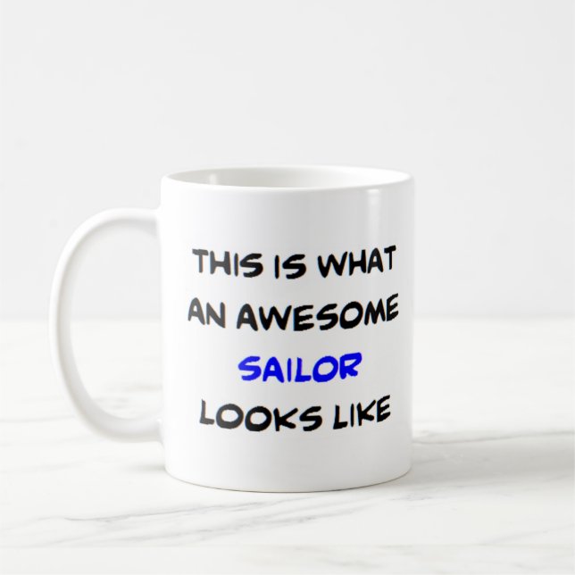 Mug marin, génial (Gauche)