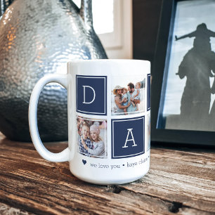 Mug Marine   Collage de colorbloc photo Custom Daddy 5