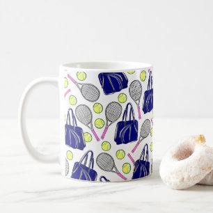 Mug Marine de tennis de Preppy