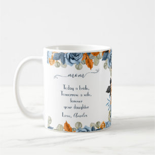 Mug Marine Et Rouille Mère De La Mariée Dons De Mariée