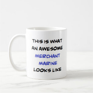 Mug marine marchande, génial