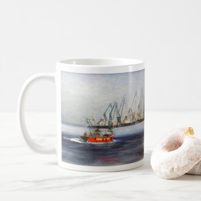 Mug Marine/Marine/Seascape (Avec donut)