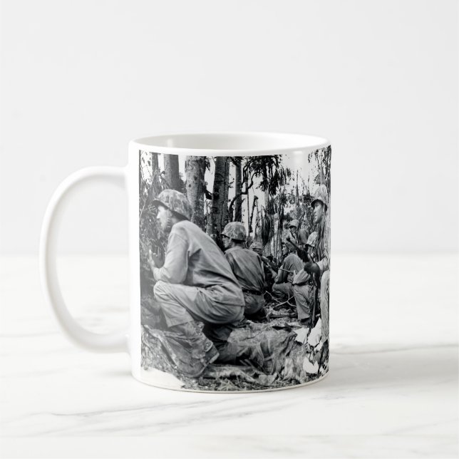 Mug Marines des USA de 2ÈME GUERRE MONDIALE sur (Gauche)