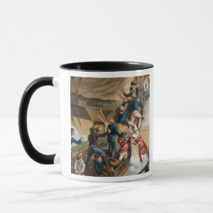 Mug Marins britanniques embarquant un homme de guerre,