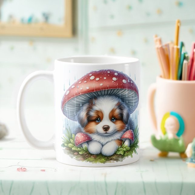 Mug Marionnette Australienne Sous Un Parapluie De Cham (Créateur téléchargé)