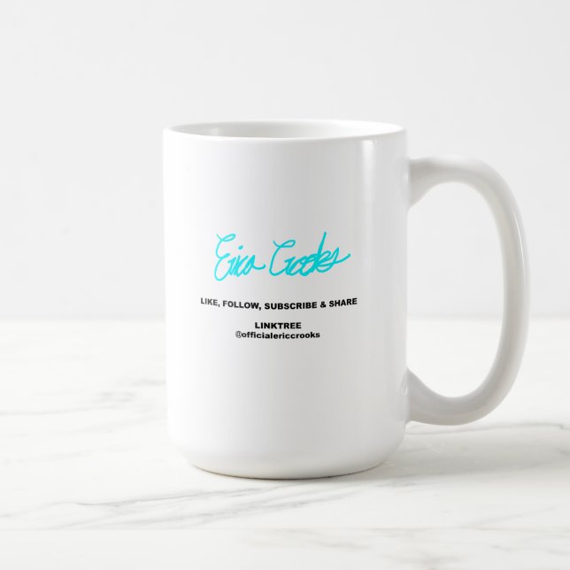 Mug Marionnette lavée de cerveau rose pointant (Droite)