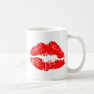 Mug Mark de baiser rouge
