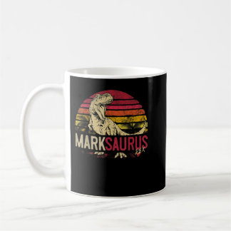 Mug Mark Saurus Funny Dinosaure personnalisé T Rex Nom