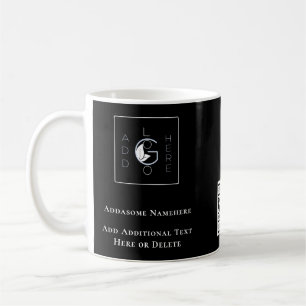 Mug Marketing commercial d'entreprise Noir Moderne Ajo