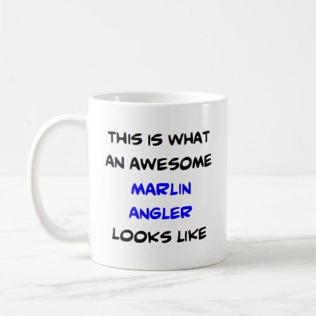 Mug marlin angler, génial (Gauche)