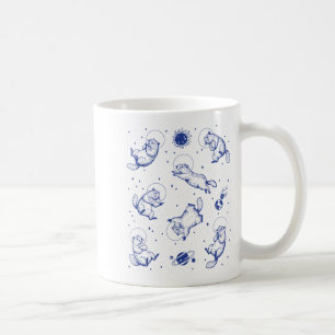 Mug Marmottes Astronaute Dans L'espace Drôle Rétro Mar
