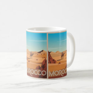 Mug Maroc voyage carte postale désert dromadaire voyag