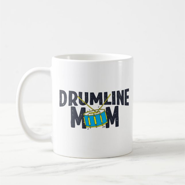 Mug Marquage Corps de tambours Drumline Maman (Gauche)