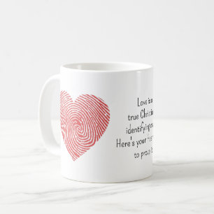 Mug Marque d'amour identificatrice des vrais chrétiens