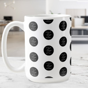 Mug Marque Motif de logo d'entreprise personnalisée