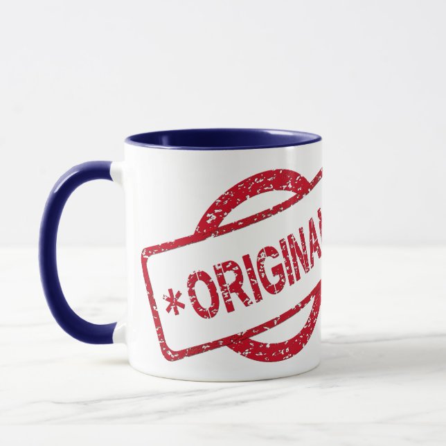 Mug Marque originale en forme de cercle rond du logo (Gauche)
