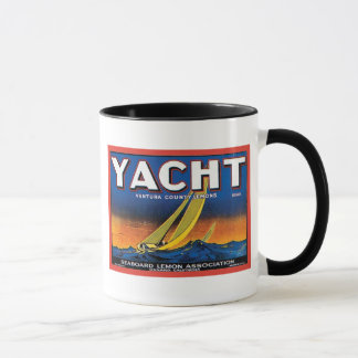 Mug Marque Yacht Ventura Comté Lemons Vintage Crate La