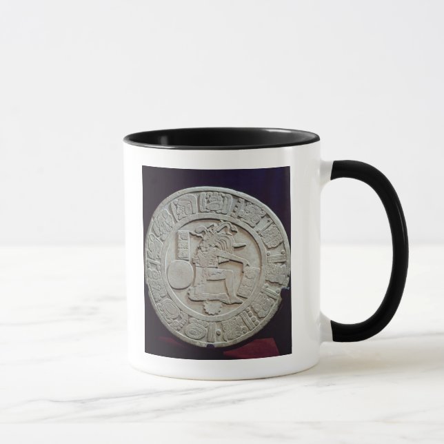 Mug Marqueur maya de cour de boule, de Chinkultic (Droite)