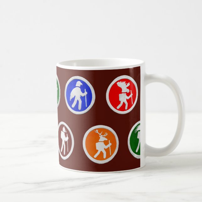 Mug Marqueurs de sentier pour animaux de randonnée (Droite)