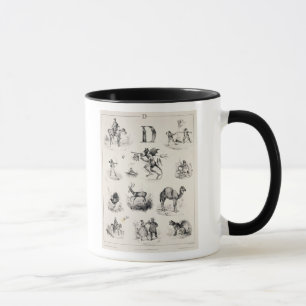 Mug Marquez avec des lettres D d'une amorce