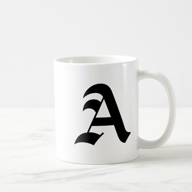 Mug Marquez avec des lettres un Tasse-Vieil audacieux (Droite)