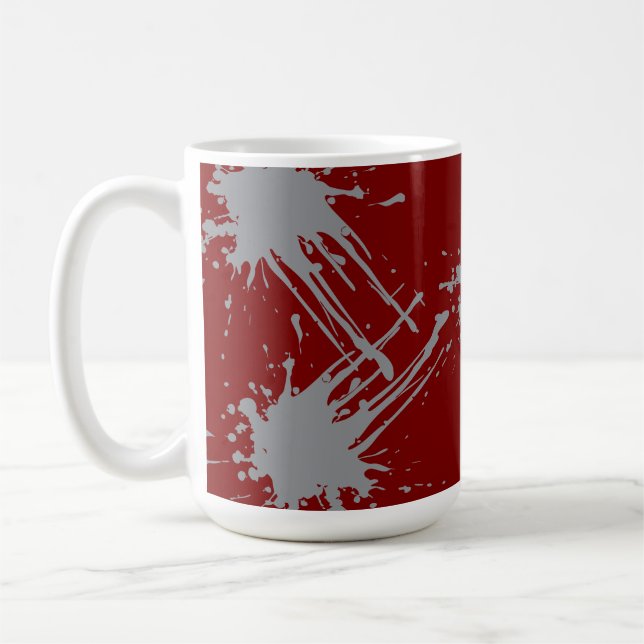Mug Marron Argent Classique  (Gauche)