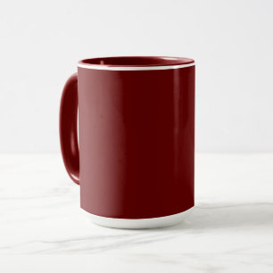 Mug Marron-marron simplement élégant