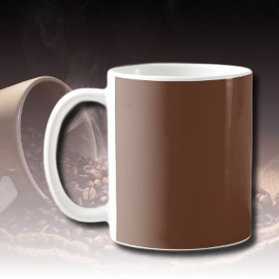 Mug Marron Moka Uni Classique Élégant