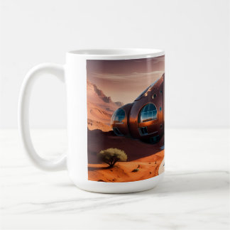 Mug Mars Habitat Alpha - Architecture de l'IA Sci-Fi
